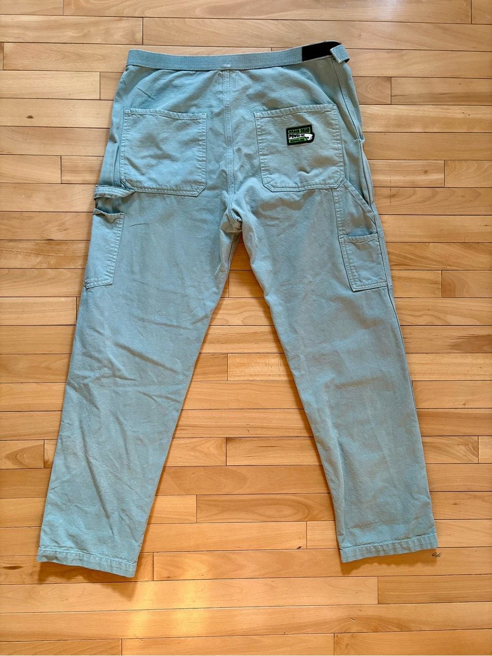Brain Dead x Power-fist velcro waist carpenters pants.